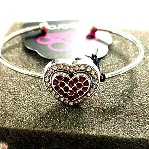 Paparazzi New Heart Red and Crystal Bracelet